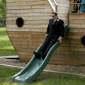 Dave hits the slide like a boss